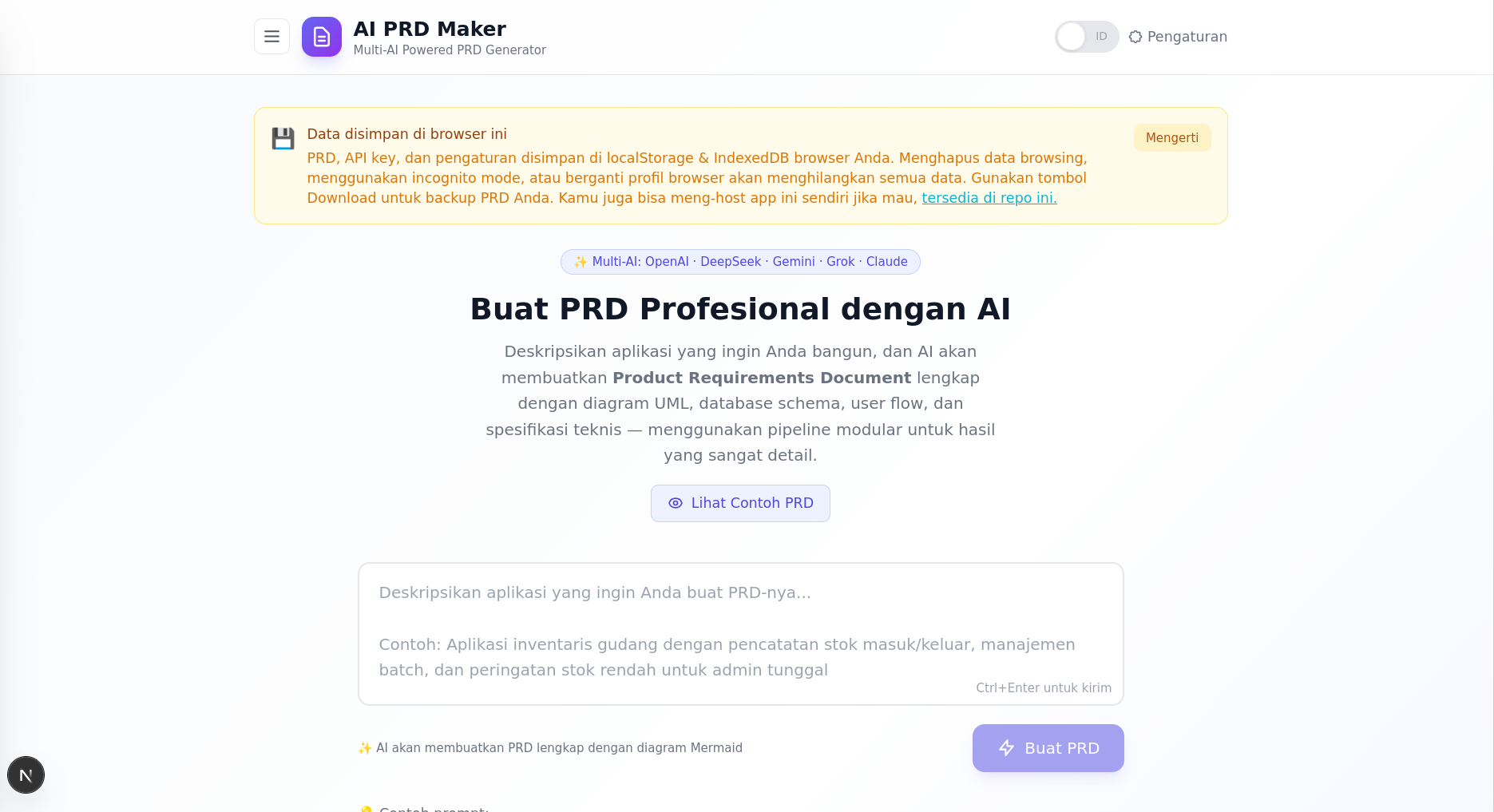 AI PRD Maker